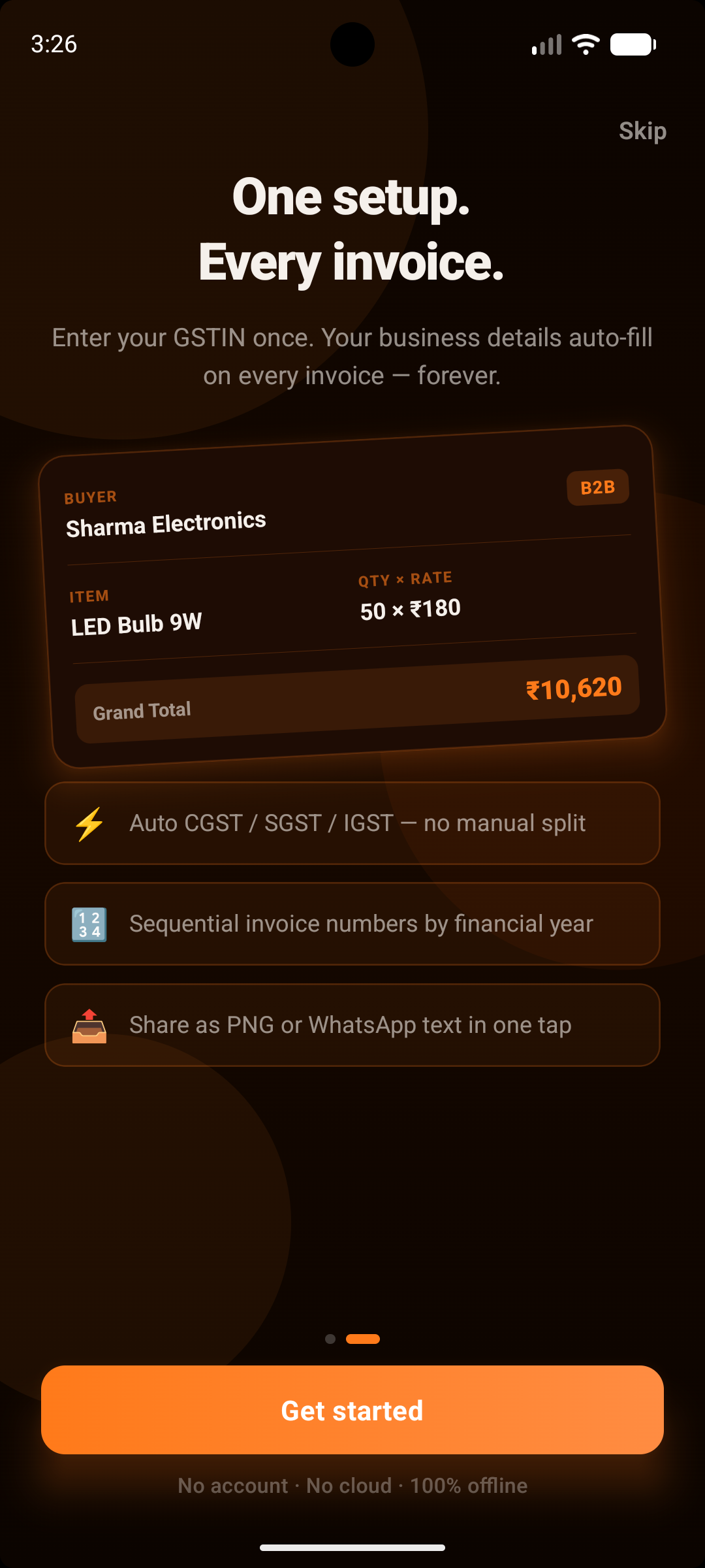 GST Invoice Maker screenshot 2