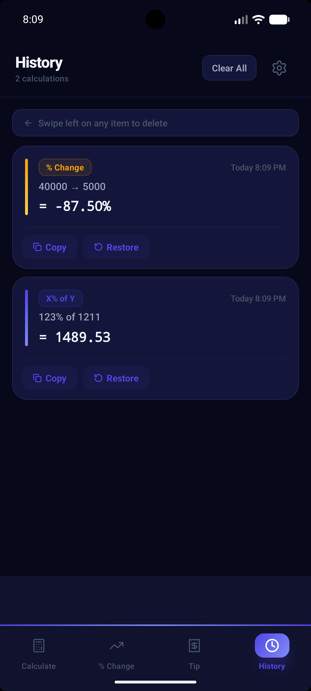 Percentage Calculator screenshot 5