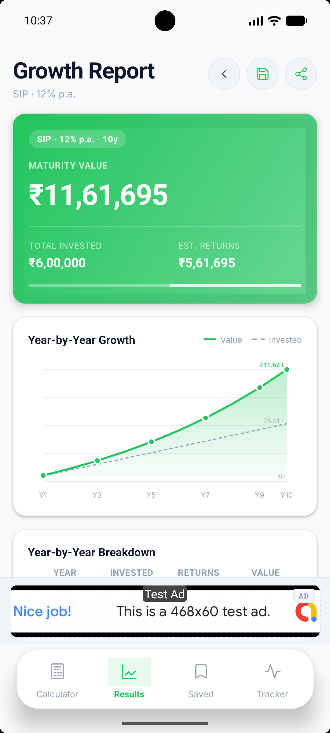 SIP Calculator India screenshot 4