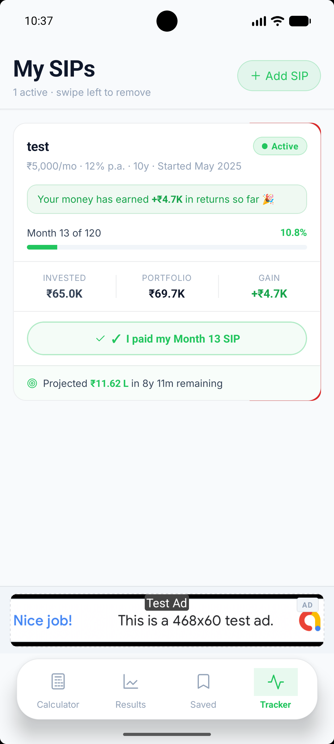 SIP Calculator India screenshot 6